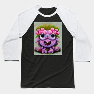 Cute flower monster Baseball T-Shirt